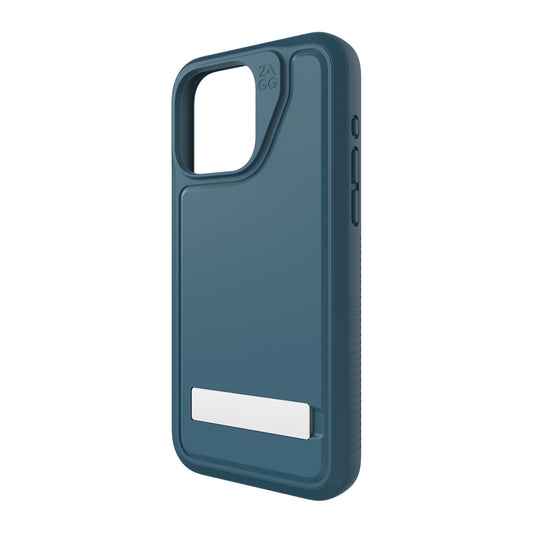 iPhone 15 Pro Max ZAGG/GEAR4 Graphene Everest Snap Kickstand Case - Marine - 15-11724