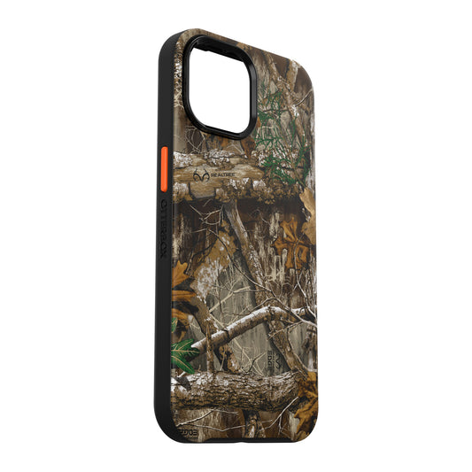 iPhone 15/14/13 Otterbox Symmetry w/ MagSafe Graphics Series Case - Black (Realtree Edge) - 15-11738