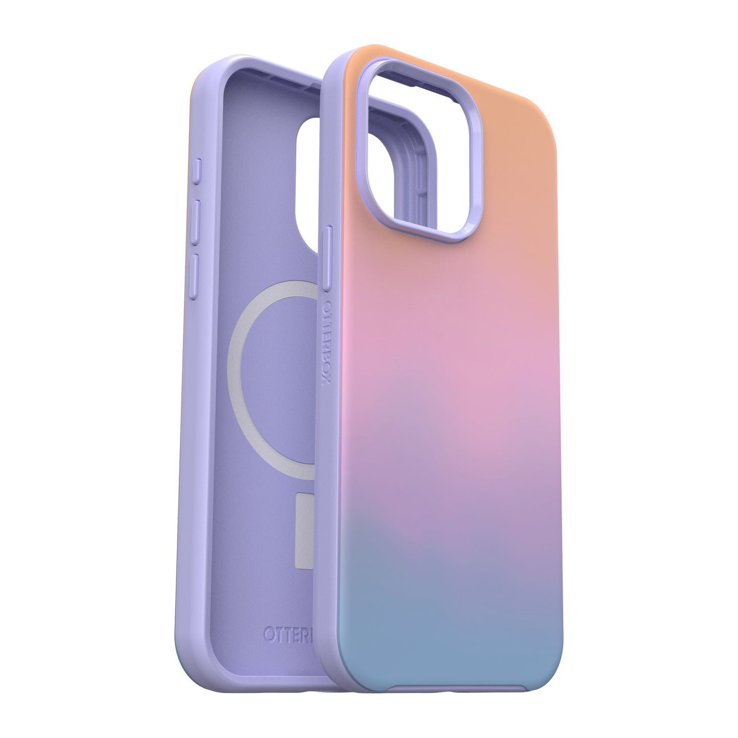iPhone 15 Pro Max Otterbox Symmetry w/ MagSafe Graphics Series Case - Purple (Soft Sunset) - 15-11763