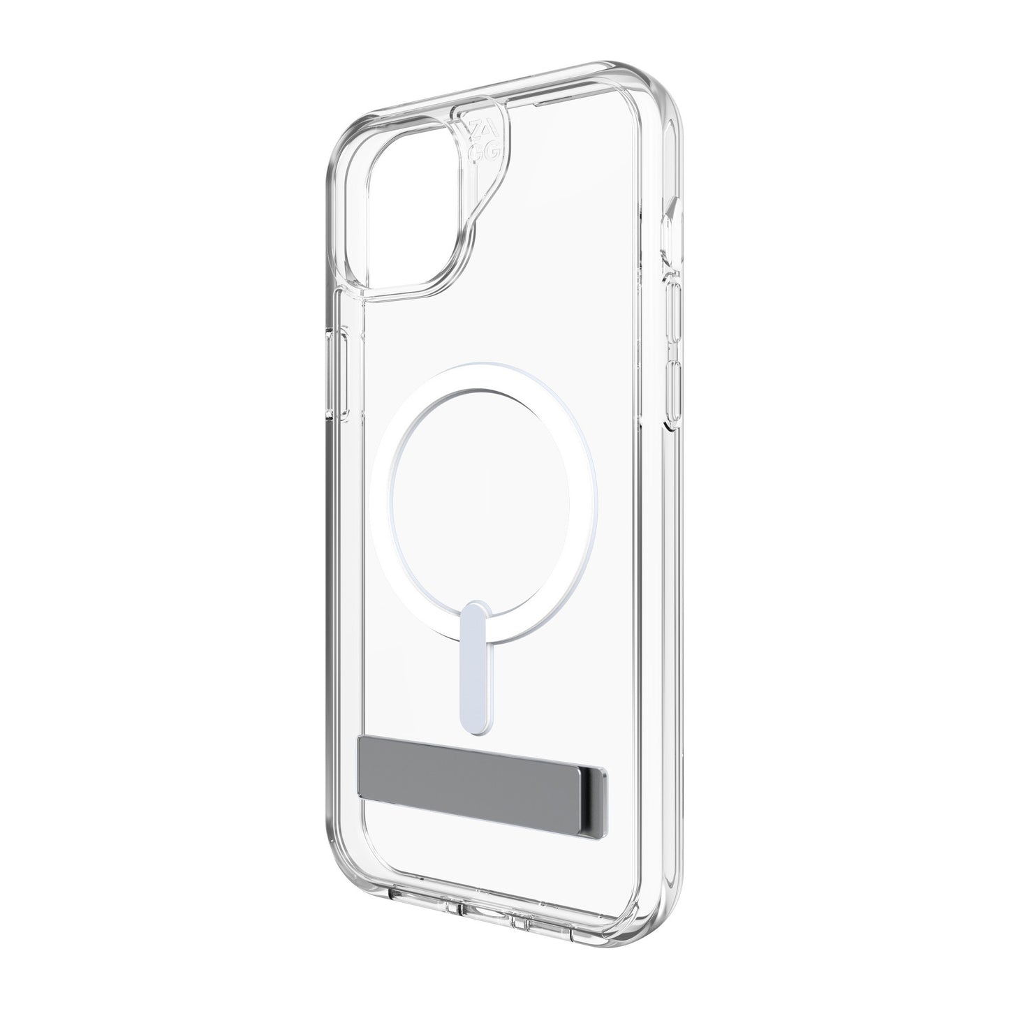 iPhone 15 Plus/14 Plus ZAGG (GEAR4) Crystal Palace Snap Kickstand Case - Clear - 15-11779