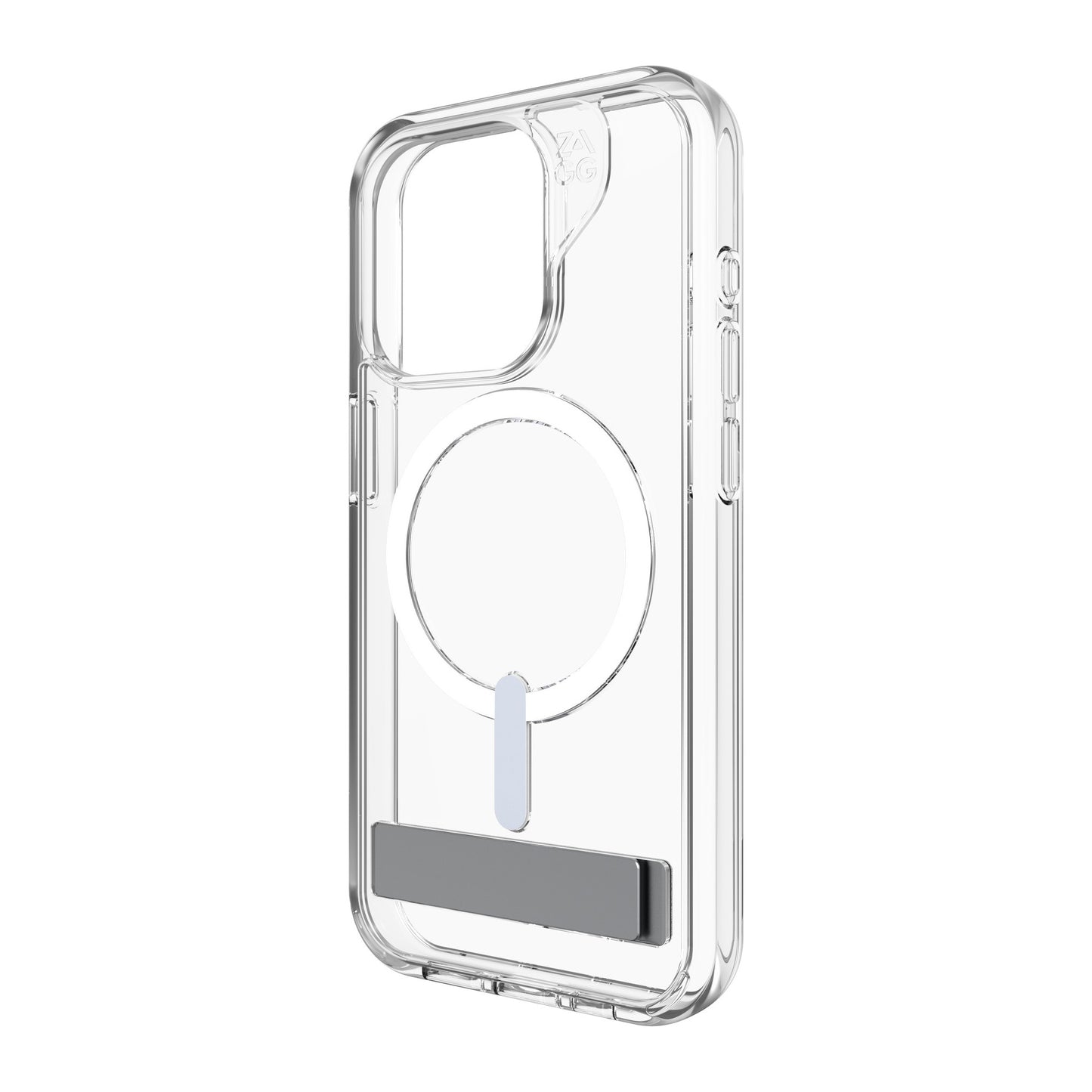 iPhone 15 Pro ZAGG/GEAR4 Graphene Crystal Palace Snap Kickstand Case - Clear - 15-11780