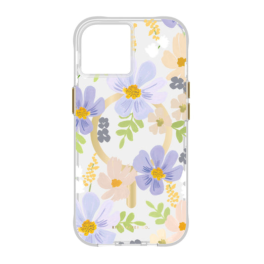 iPhone 15/14/13 Rifle Paper MagSafe Case - Pastel Marguerite - 15-11782