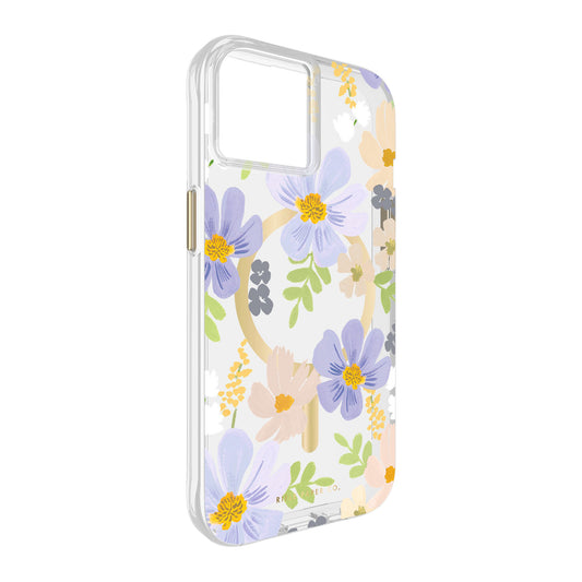 iPhone 15/14/13 Rifle Paper MagSafe Case - Pastel Marguerite - 15-11782