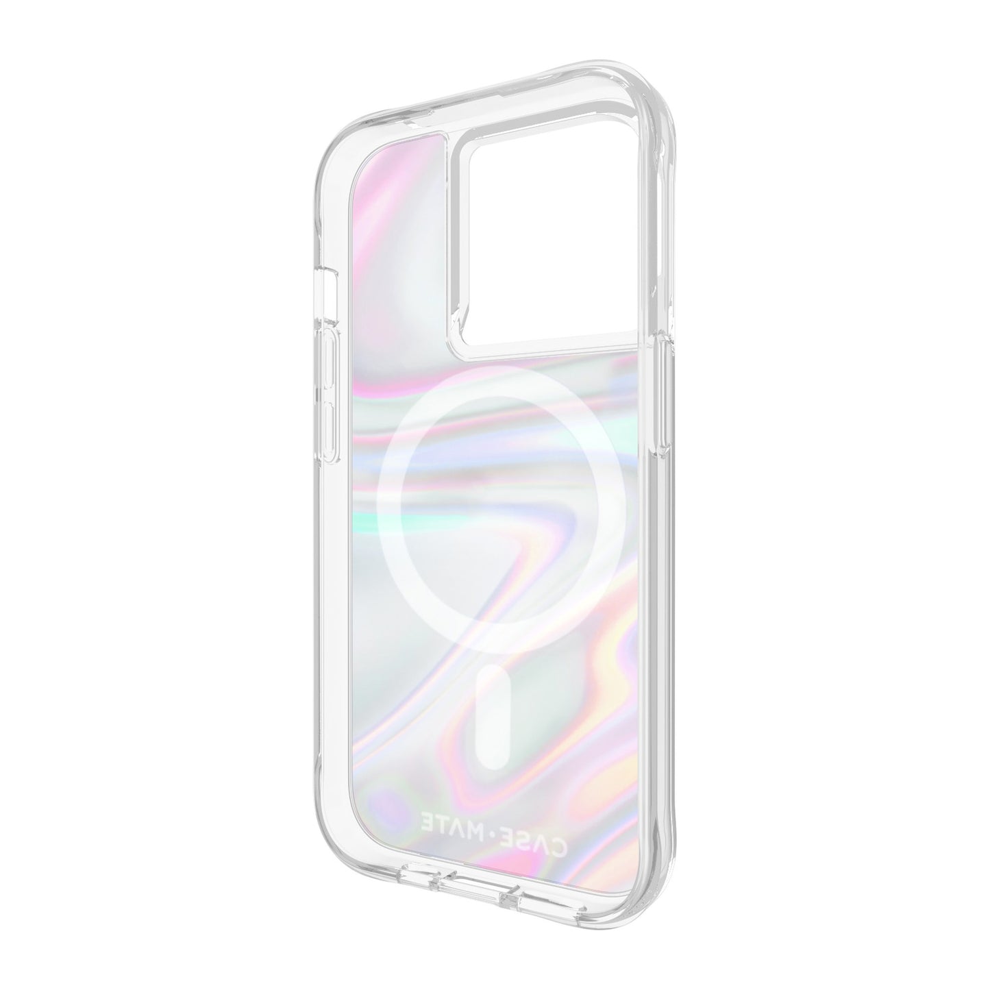 iPhone 15 Pro Case-Mate Soap Bubble MagSafe Case - Iridescent - 15-11785