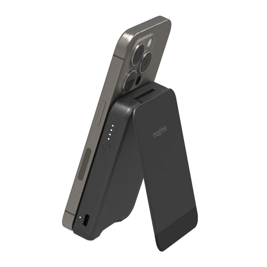 mophie universal battery snap+ 5k powerstation mini stand - black - 15-11914