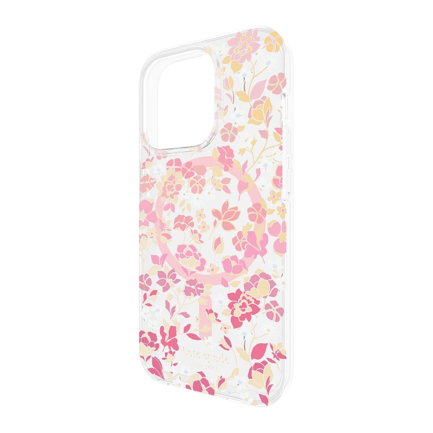 iPhone 15 Pro Kate Spade Protective Hardshell MagSafe Case - Flowerbed - 15-12020