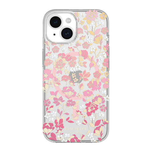 iPhone 15/14/13 Kate Spade Protective Hardshell MagSafe Case - Flowerbed - 15-12021