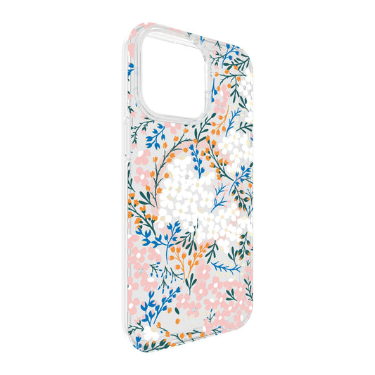 iPhone 15 Pro Max Kate Spade Protective Hardshell MagSafe Case - Rose/Green (Multi Floral) - 15-12022