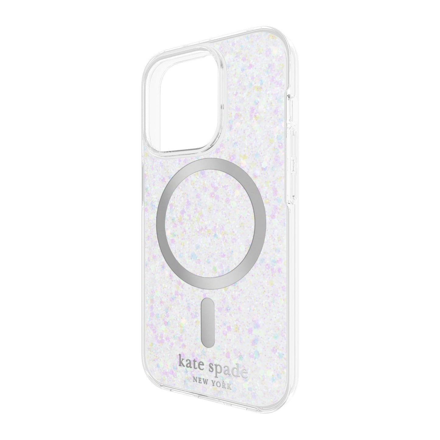 iPhone 15 Pro Kate Spade Protective Hardshell MagSafe Case - Chunky Glitter - 15-12028