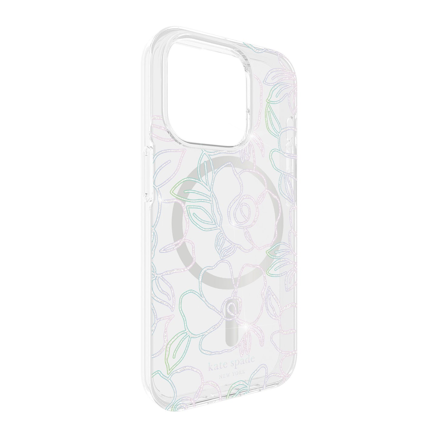 iPhone 15 Pro Kate Spade Protective Hardshell MagSafe Case - Modern Floral - 15-12034