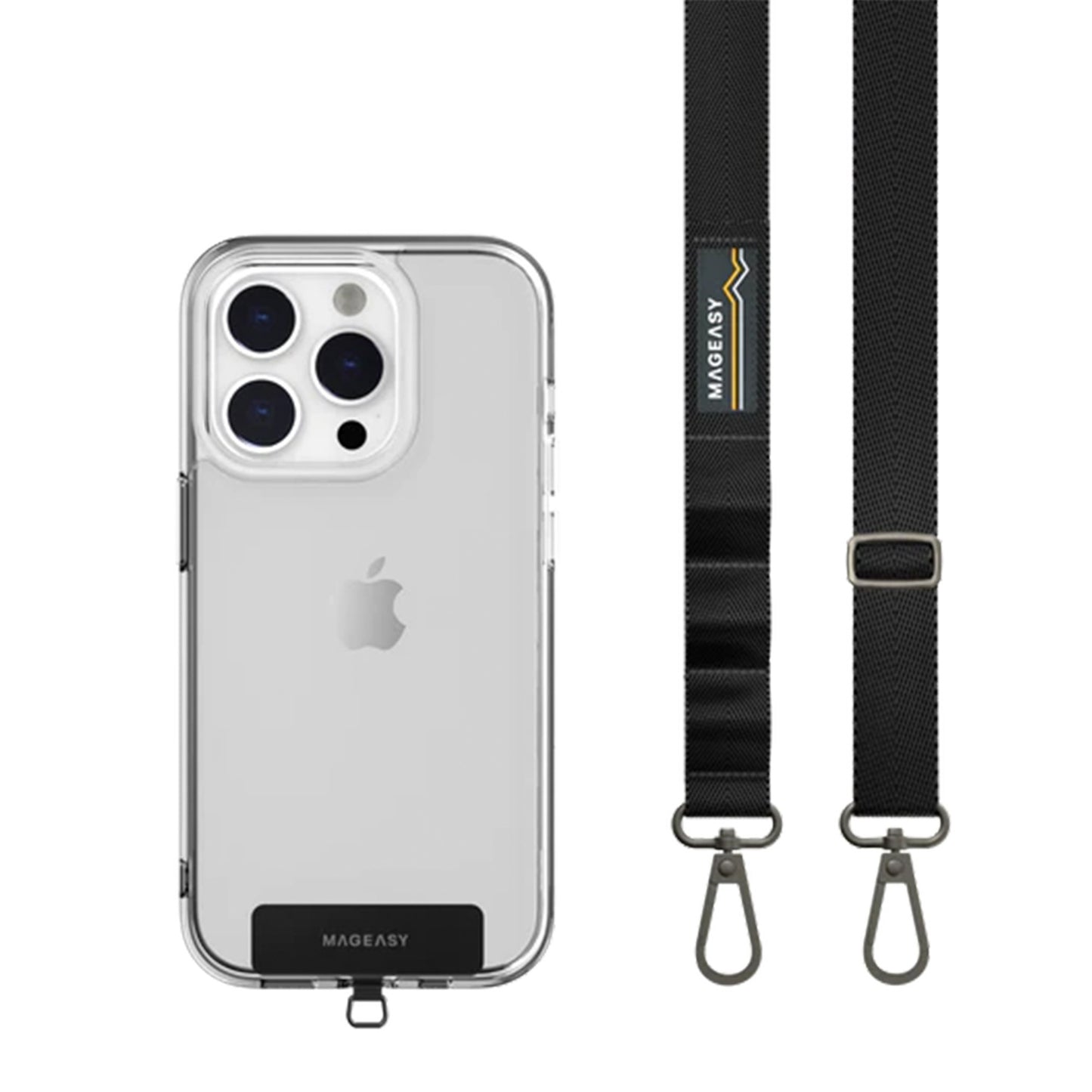 Universal MAGEASY 20mm Adjustable Strap Phone Lanyard - Black - 15-12107