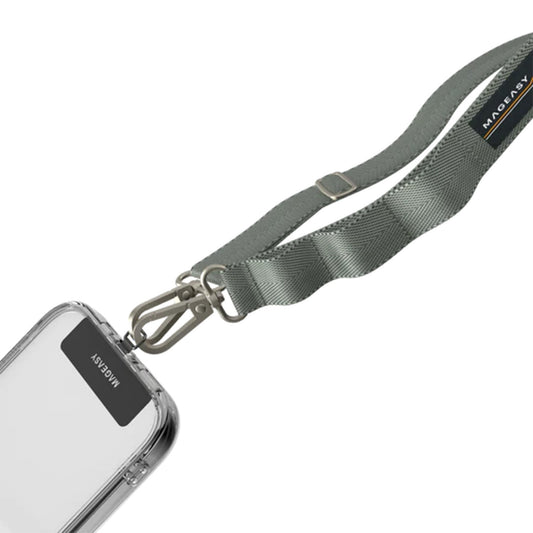 Universal MAGEASY 20mm Adjustable Strap Phone Lanyard - Misty Blue - 15-12109