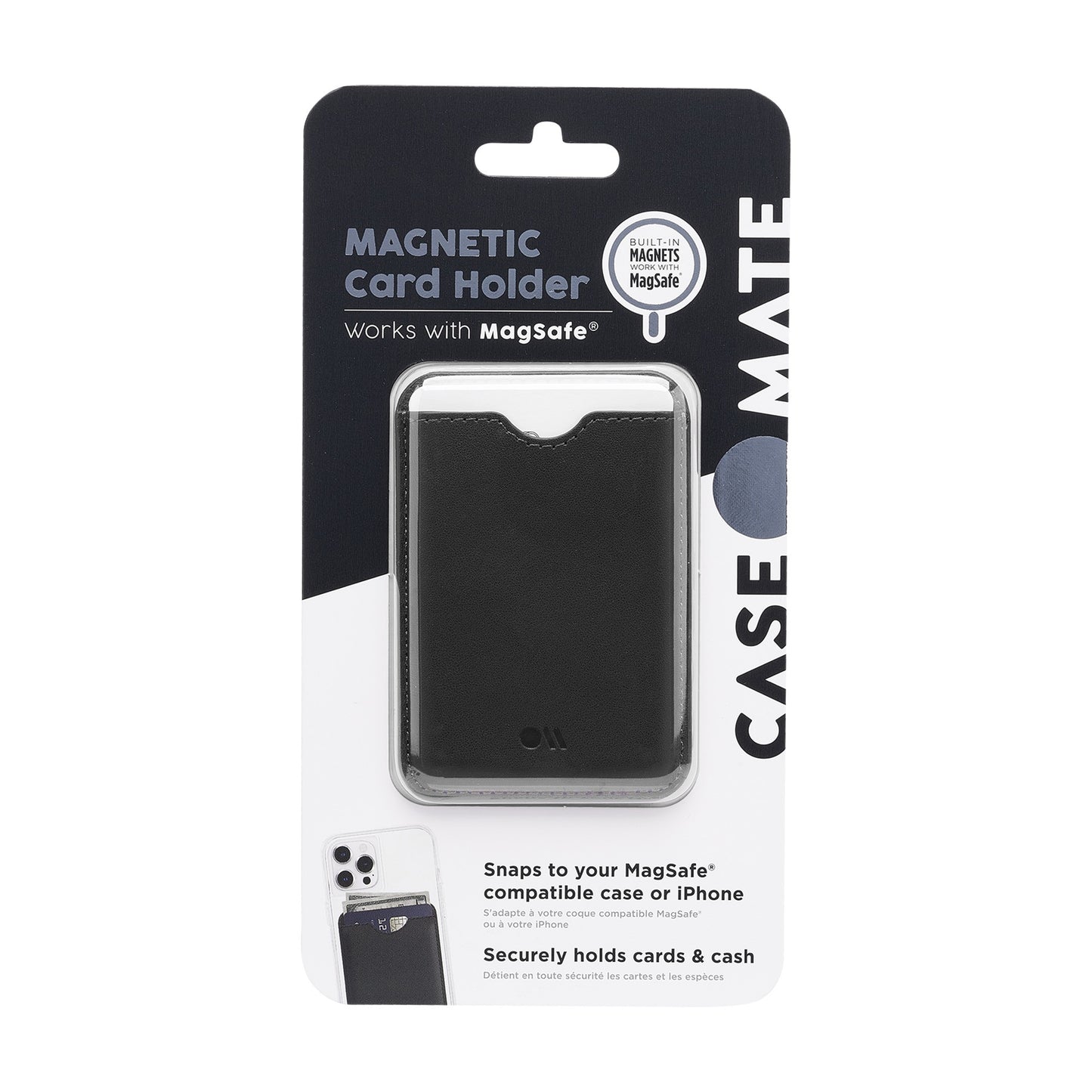 Universal Case-Mate MagSafe Cardholder - Black - 15-12297