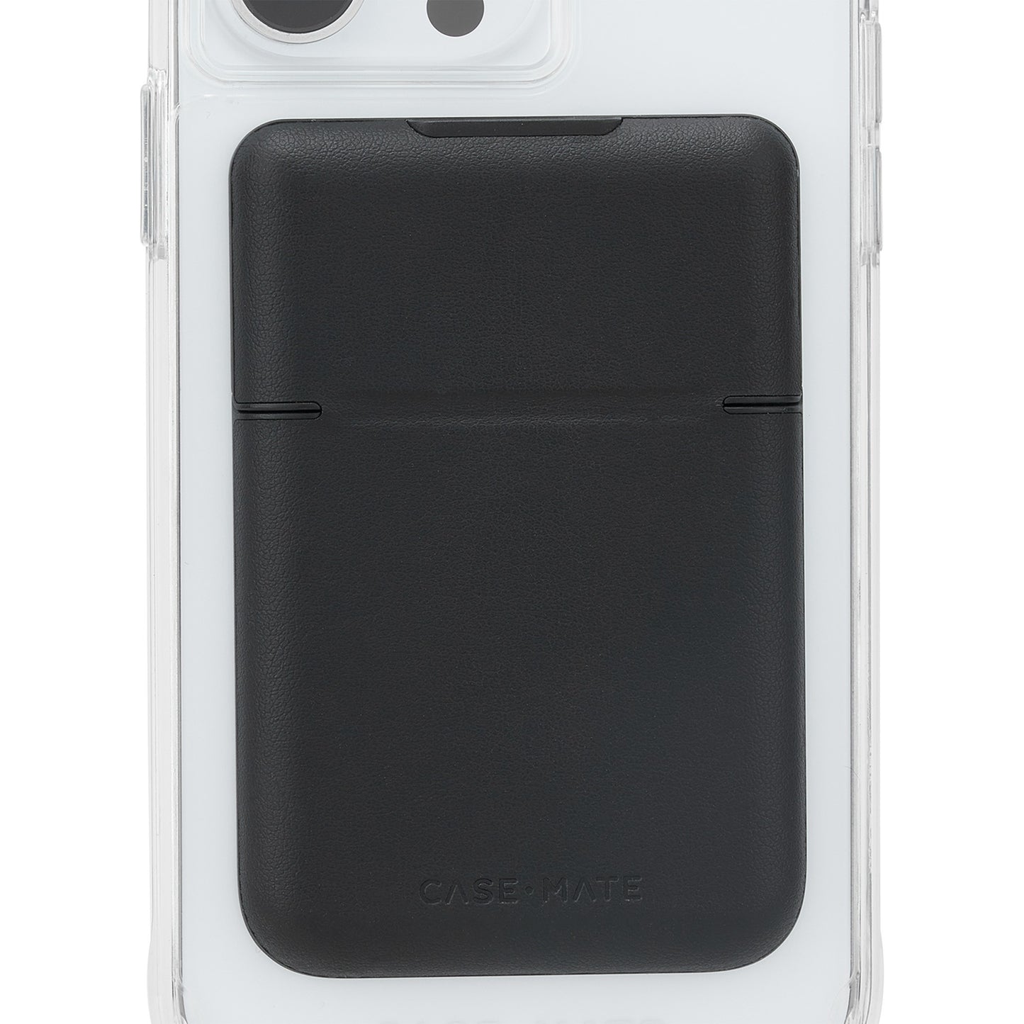 Universal Case-Mate Magnetic Flip MagSafe Wallet - Black Leather - 15-12300