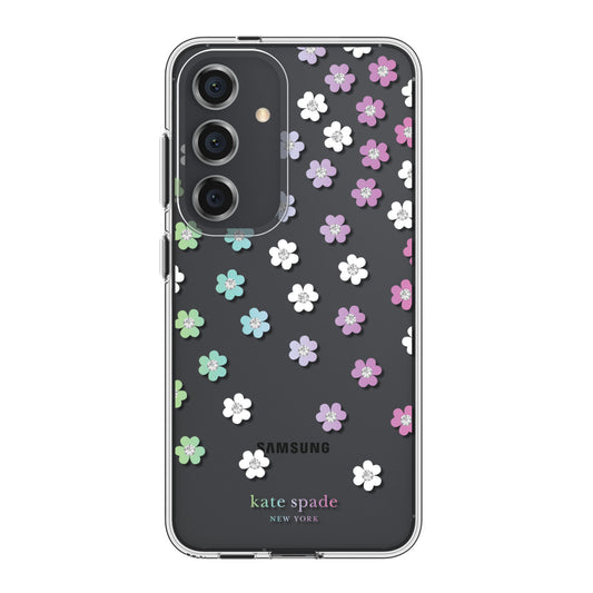 Samsung Galaxy S24 5G Kate Spade Protective Hardshell Case - Scattered Flowers - 15-12334