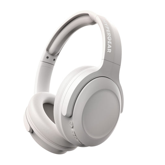 Hypergear Stealth2 ANC Wireless On-Ear Headphones - White (Bone) - 15-12339