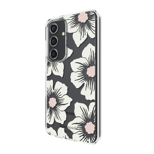 Samsung Galaxy S24 5G Kate Spade Protective Hardshell Case - Hollyhock Cream - 15-12434