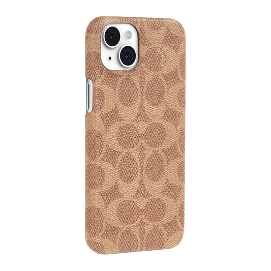 iPhone 15/14/13 Coach Slim Wrap Signature C Case - Tan - 15-12445