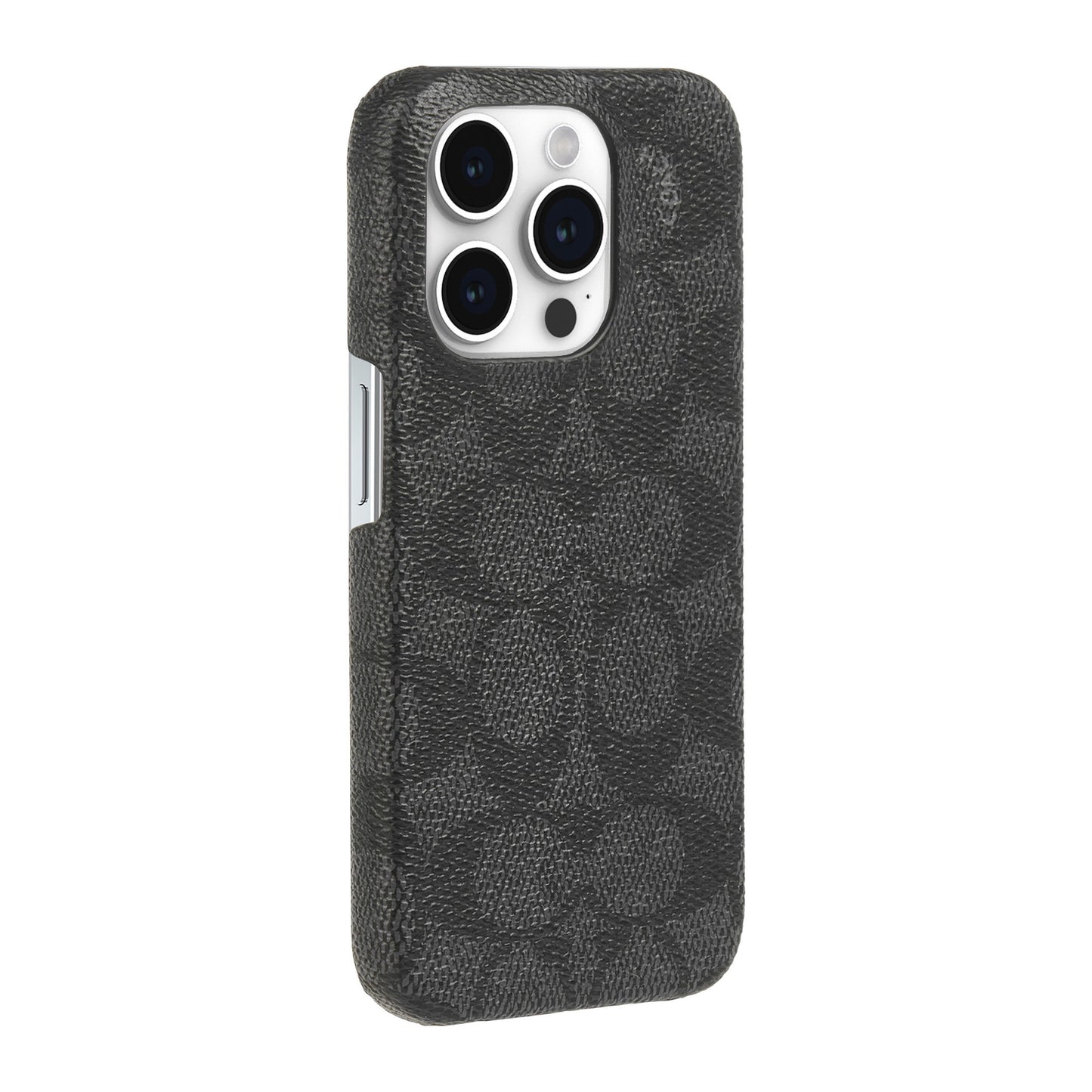 iPhone 15 Pro Coach Slim Wrap Signature C Case - Charcoal - 15-12453