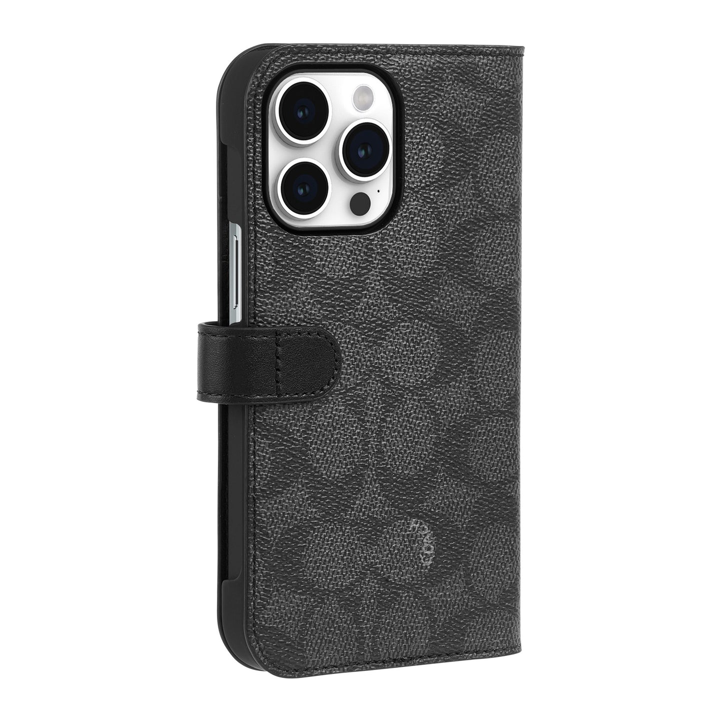 iPhone 15 Pro Max Coach Folio Signature C Case - Charcoal - 15-12459