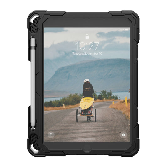 iPad 10.2 (2019-2021) (7th-9th Gen) UAG Plasma w/Kickstand + HS Case - Ice/Black - 15-12578