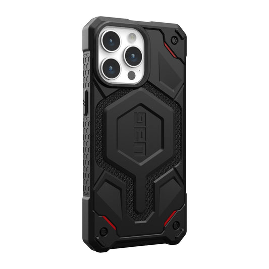 iPhone 15 Pro Max UAG Monarch Pro Kevlar MagSafe Case - Kevlar Black - 15-12610