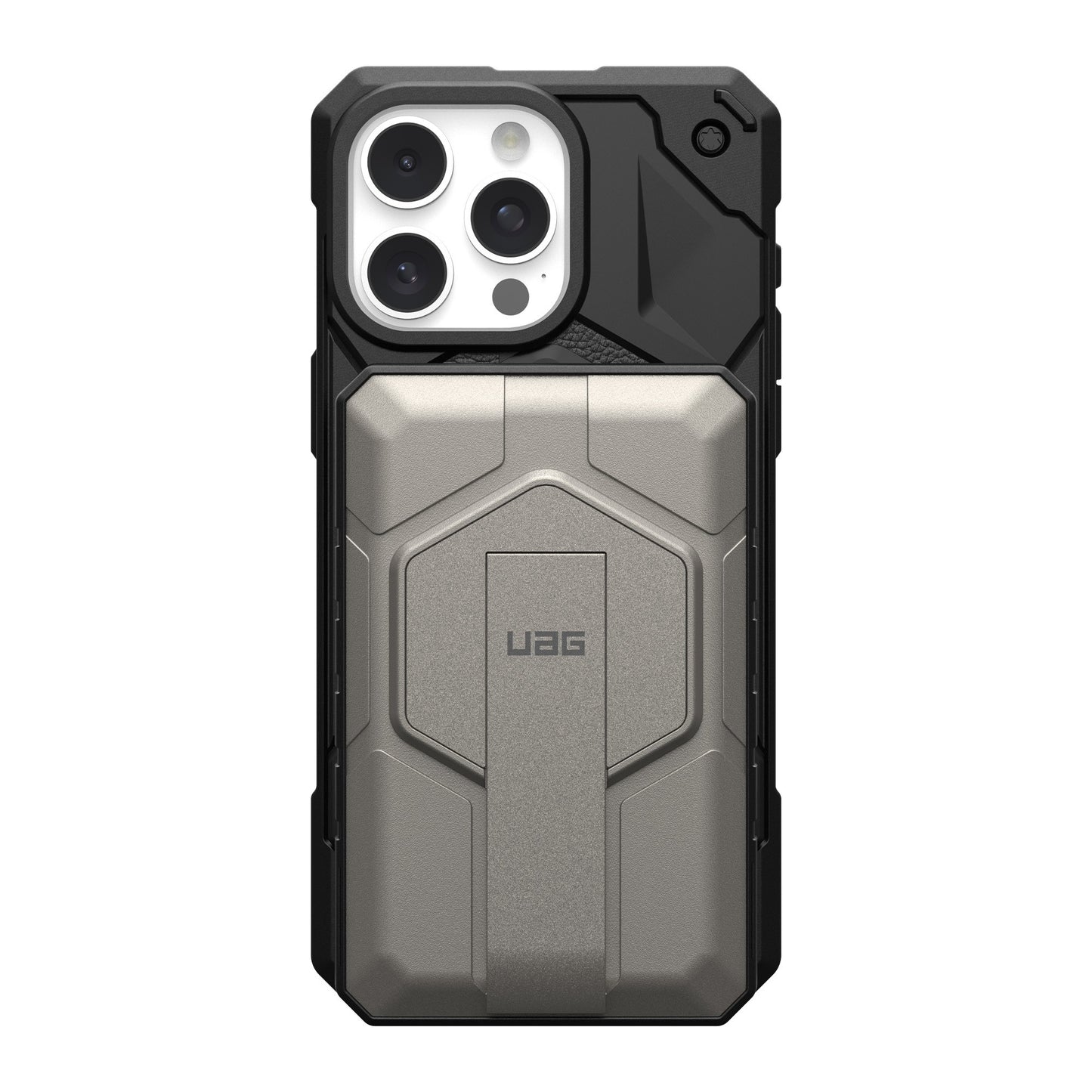 UAG 10,000 mAh Rugged Wireless Power Bank + Stand - Black - 15-12681