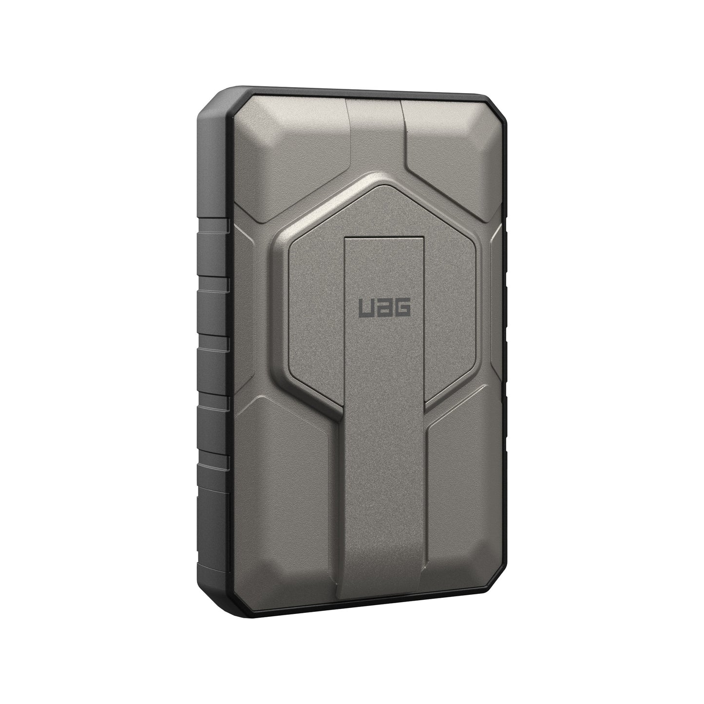 UAG 10,000 mAh Rugged Wireless Power Bank + Stand - Black - 15-12681