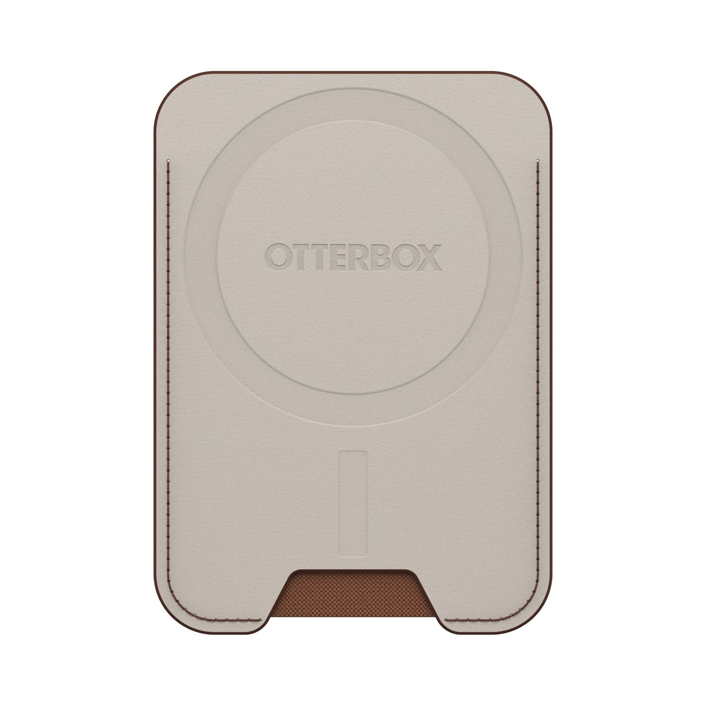 Otterbox Cactus Leather MagSafe Wallet - Brown - Rich Adobe - 15-12916