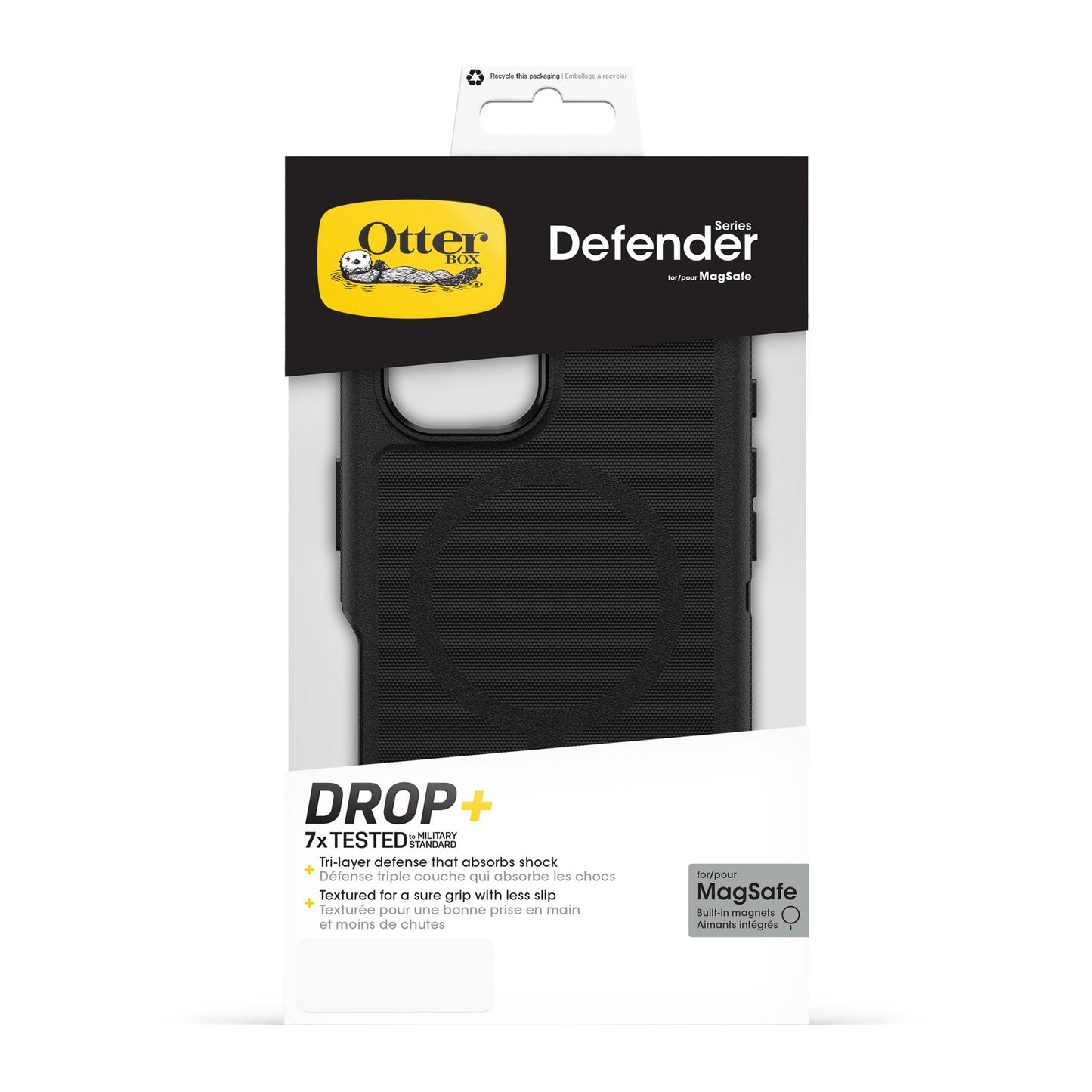 iPhone 16 Plus Otterbox Defender Pro w/ MagSafe Series Case - Black - 15-12938