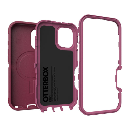 iPhone 16 Otterbox Defender Pro w/ MagSafe Series Case - Pink - Foxberry - 15-12946