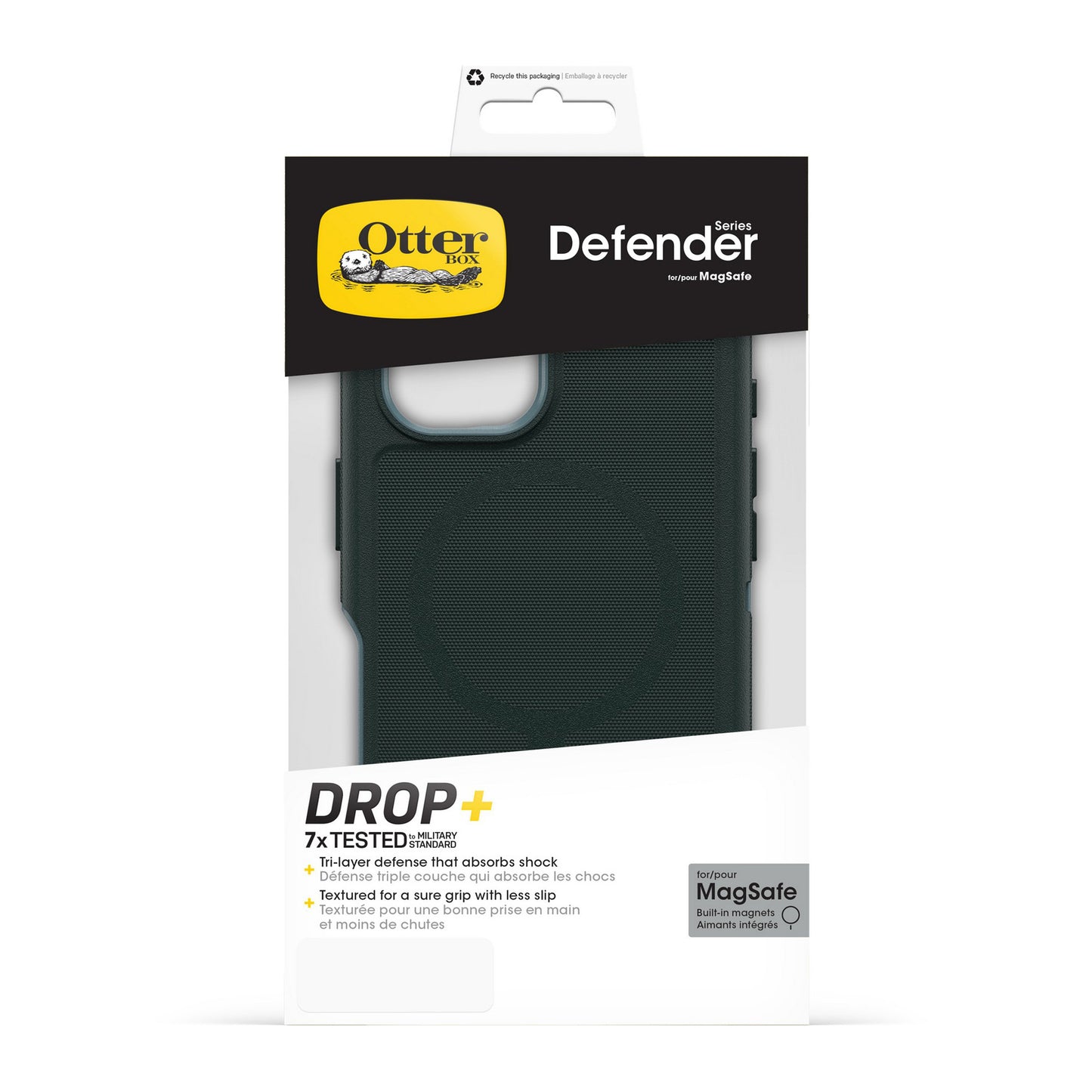 iPhone 16 Otterbox Defender Pro w/ MagSafe Series Case - Green - Sagebrush - 15-12948