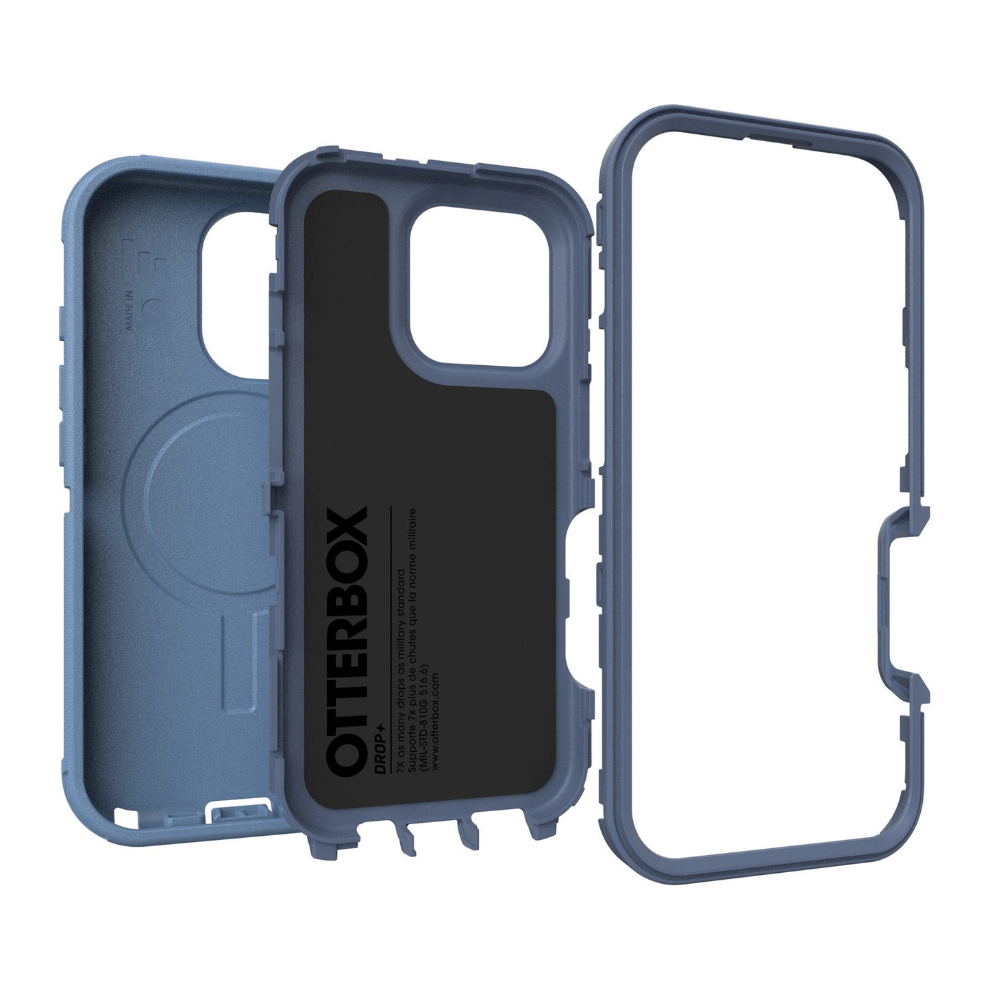 iPhone 16 Pro Otterbox Defender Pro w/ MagSafe Series Case - Blue - Baby Blue Jeans - 15-12949