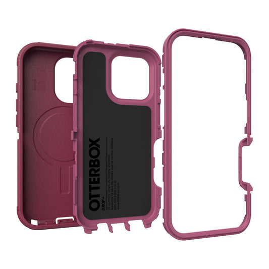 iPhone 16 Pro Otterbox Defender Pro w/ MagSafe Series Case - Pink - Foxberry - 15-12952