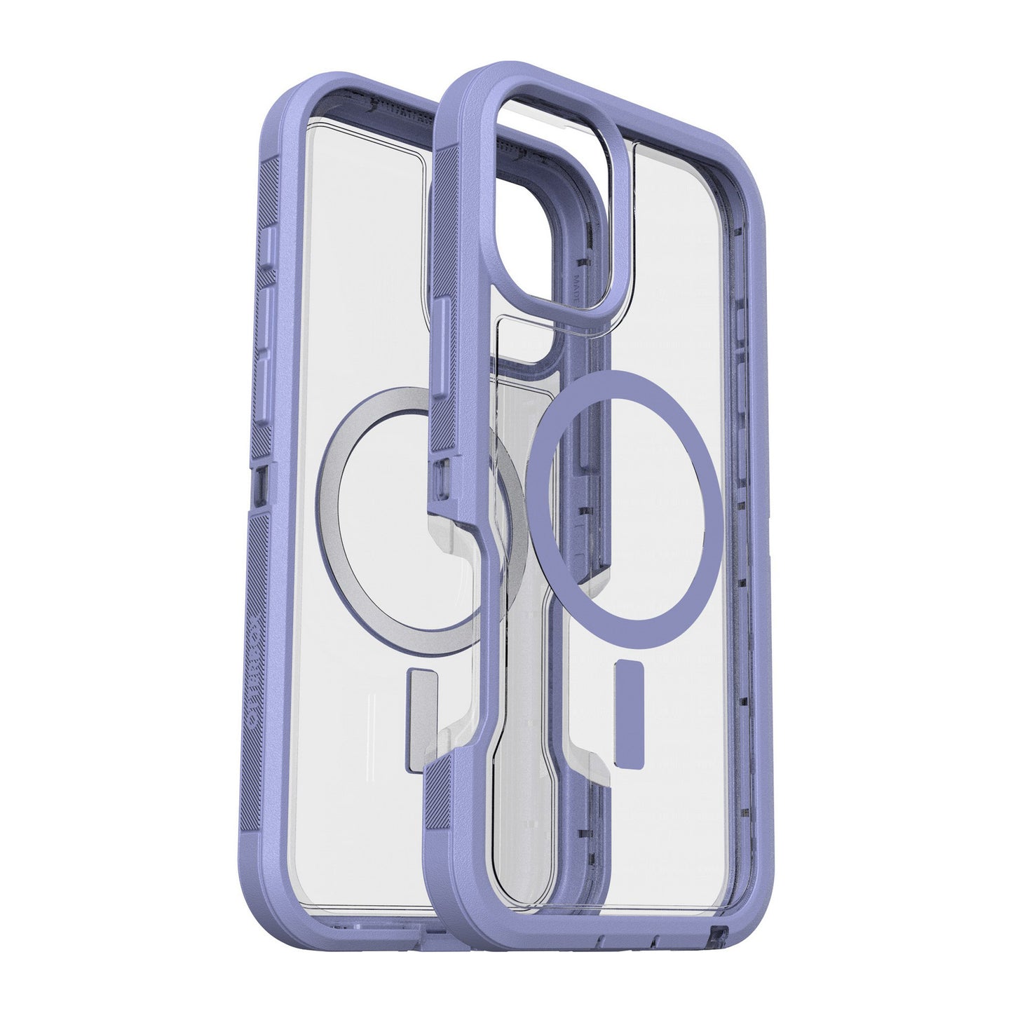 iPhone 16 Plus Otterbox Defender XT Clear Pro w/ MagSafe Series Case - Clear/Purple - Lavendar Haze - 15-12965