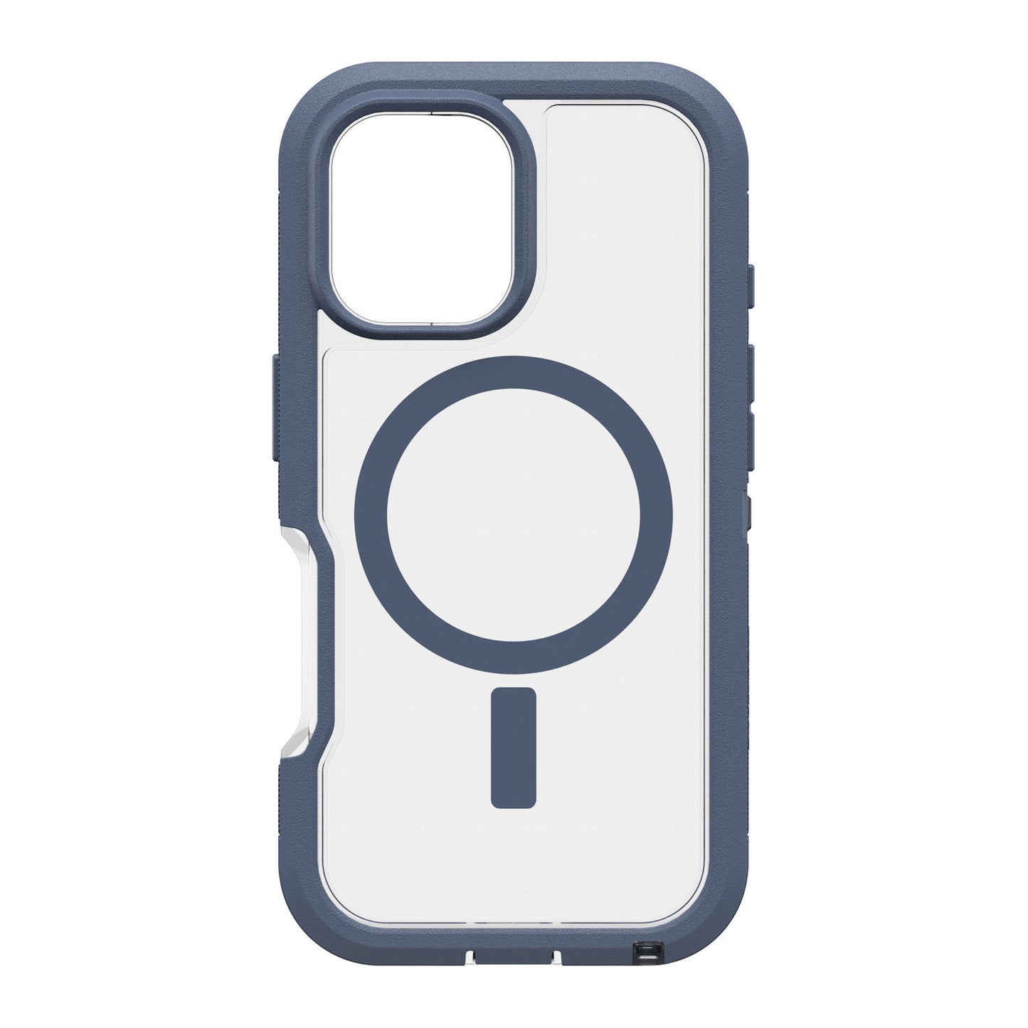 iPhone 16 Otterbox Defender XT Clear Pro w/ MagSafe Series Case - Clear/Blue - Mountain Storm - 15-12974