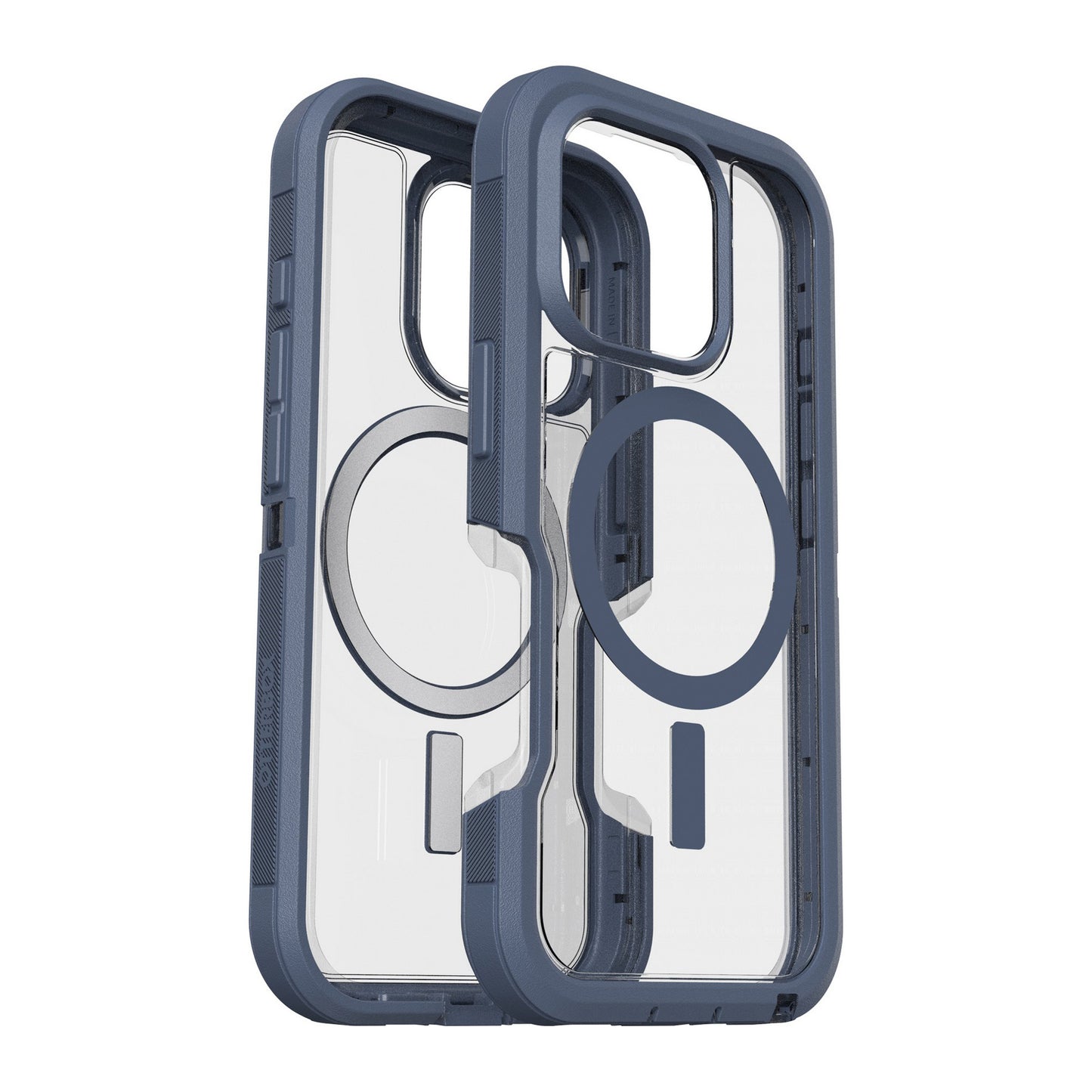 iPhone 16 Pro Otterbox Defender XT Clear Pro w/ MagSafe Series Case - Clear/Blue - Mountain Storm - 15-12982