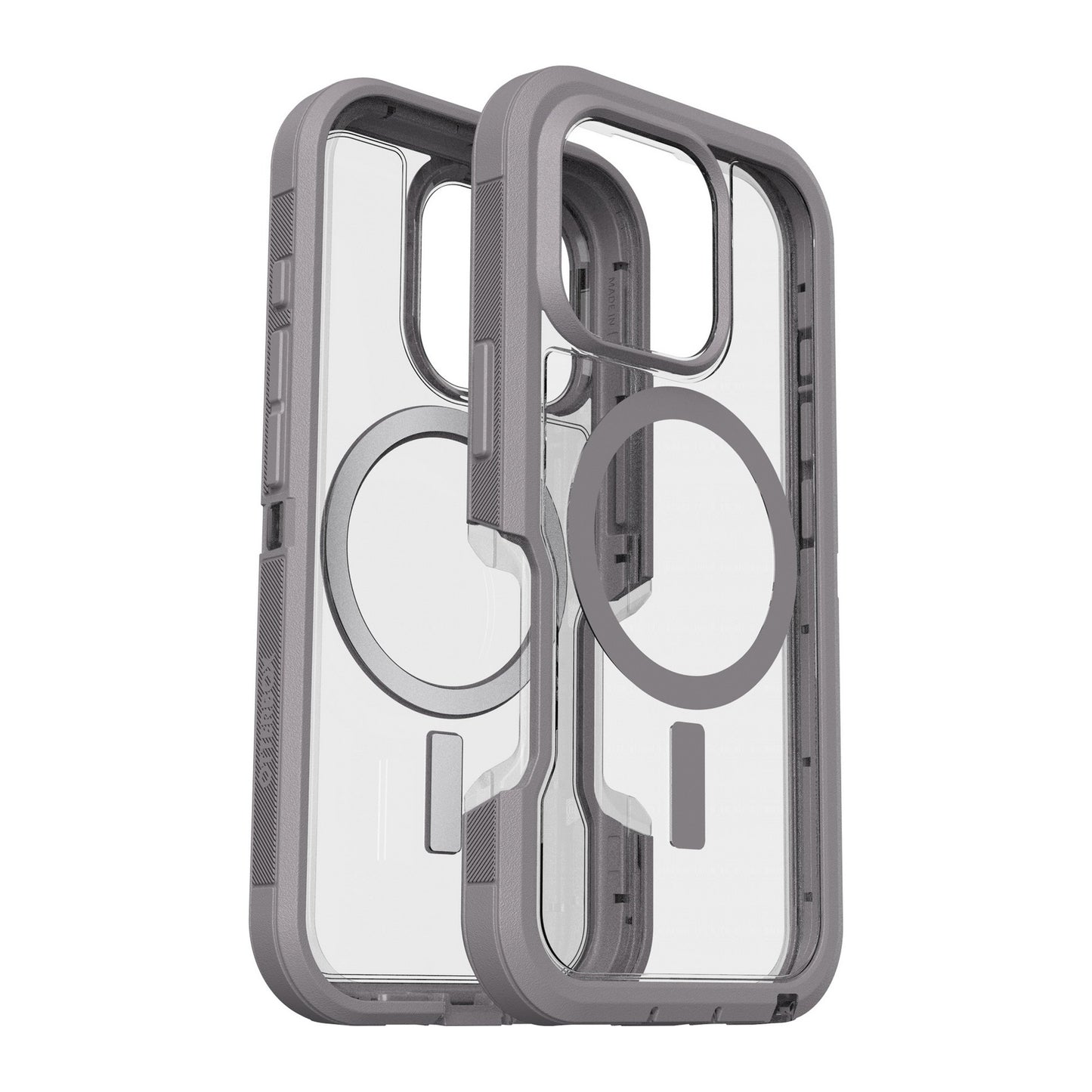 iPhone 16 Pro Otterbox Defender XT Clear Pro w/ MagSafe Series Case - Clear/Grey - Snow Capped - 15-12984