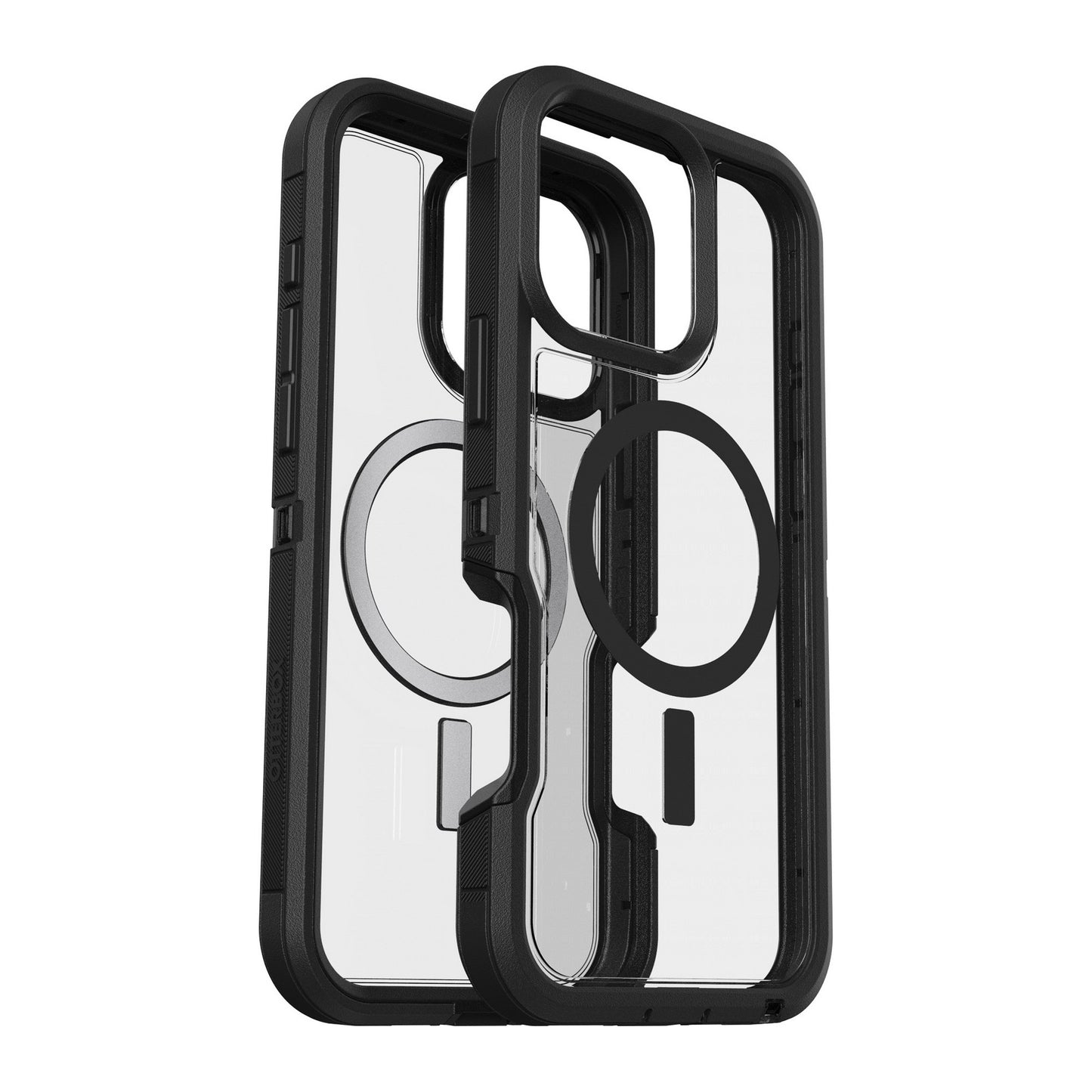 iPhone 16 Pro Max Otterbox Defender XT Clear Pro w/ MagSafe Series Case - Clear/Black - Dark Side - 15-12986