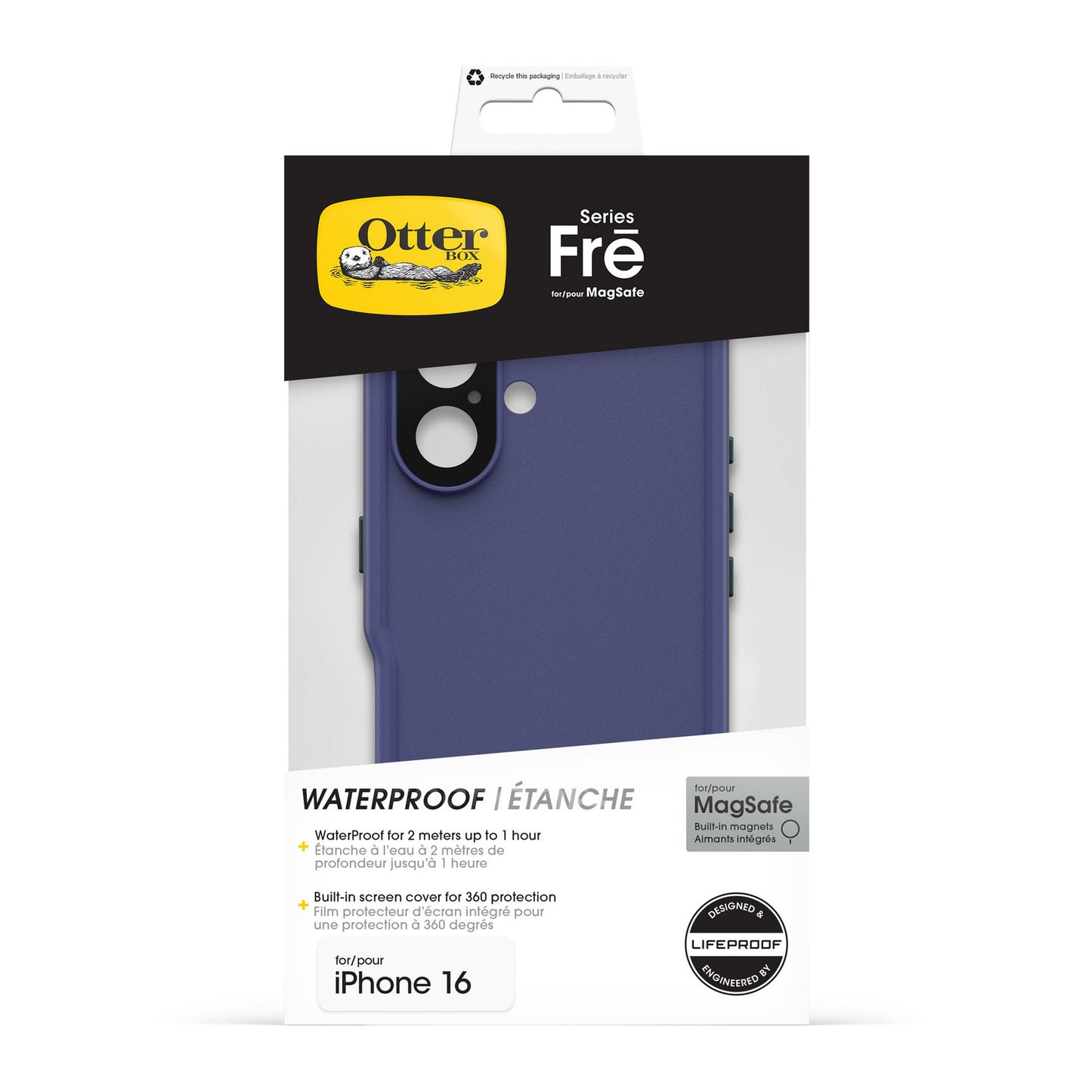 iPhone 16 Otterbox Fre MagSafe Case - Purple - Violet Valley - 15-12997