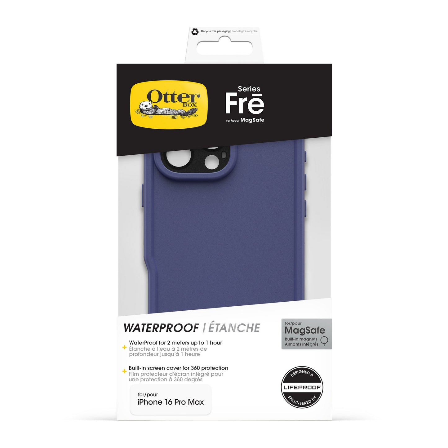 iPhone 16 Pro Max Otterbox Fre MagSafe Case - Purple - Violet Valley - 15-13003