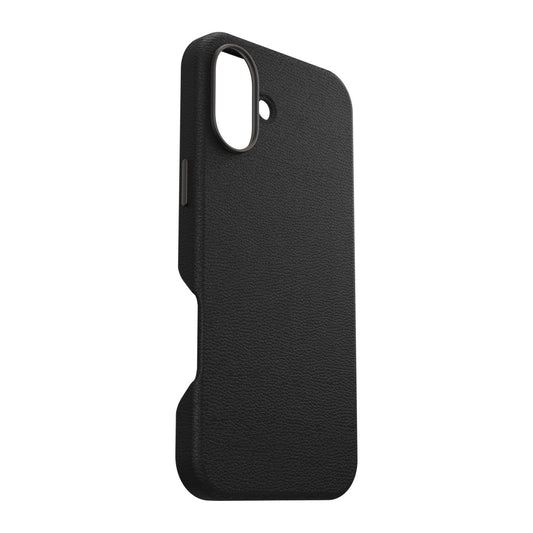 iPhone 16 Plus Otterbox Symmetry Cactus Leather w/MagSafe case - Black - Noir Ash - 15-13039