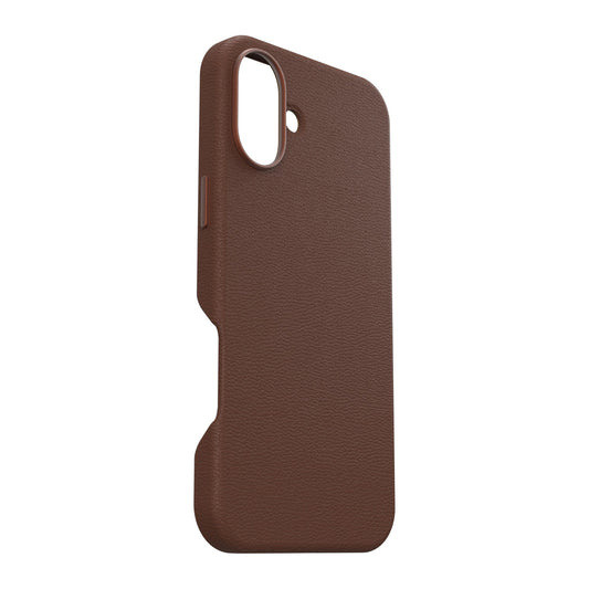 iPhone 16 Plus Otterbox Symmetry Cactus Leather w/MagSafe case - Brown - Rich Adobe - 15-13040