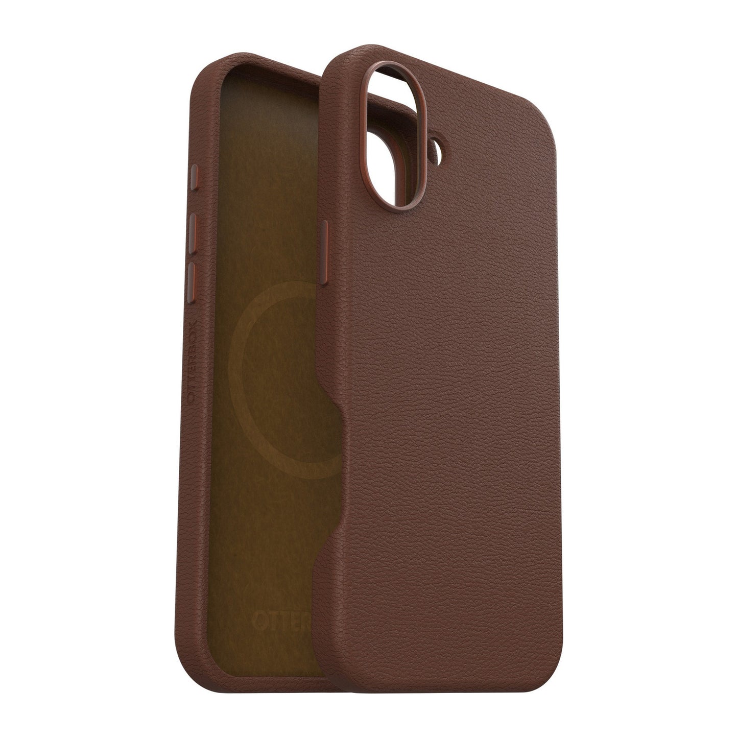 iPhone 16 Plus Otterbox Symmetry Cactus Leather w/MagSafe case - Brown - Rich Adobe - 15-13040