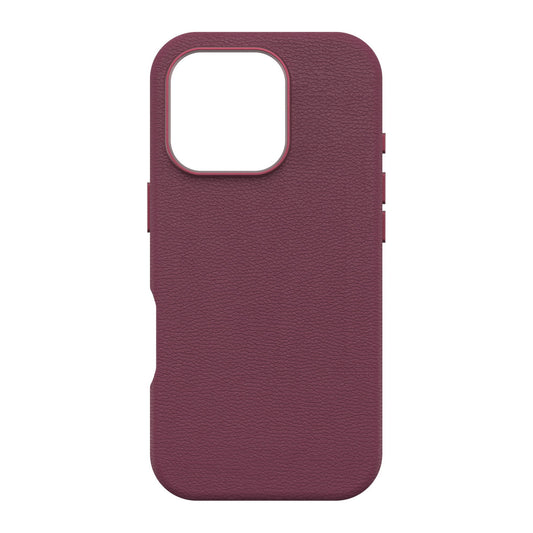 iPhone 16 Pro Otterbox Symmetry Cactus Leather w/MagSafe case - Red - Maroon Bells - 15-13046