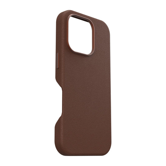 iPhone 16 Pro Otterbox Symmetry Cactus Leather w/MagSafe case - Brown - Rich Adobe - 15-13048