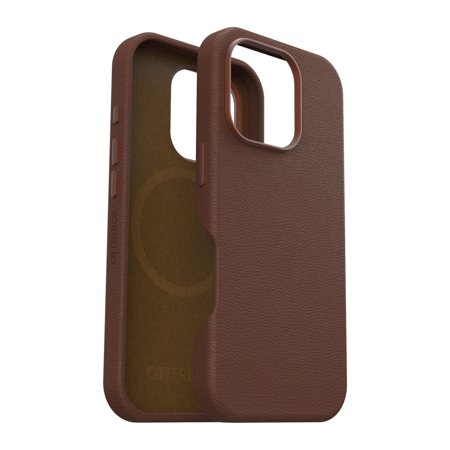 iPhone 16 Pro Otterbox Symmetry Cactus Leather w/MagSafe case - Brown - Rich Adobe - 15-13048