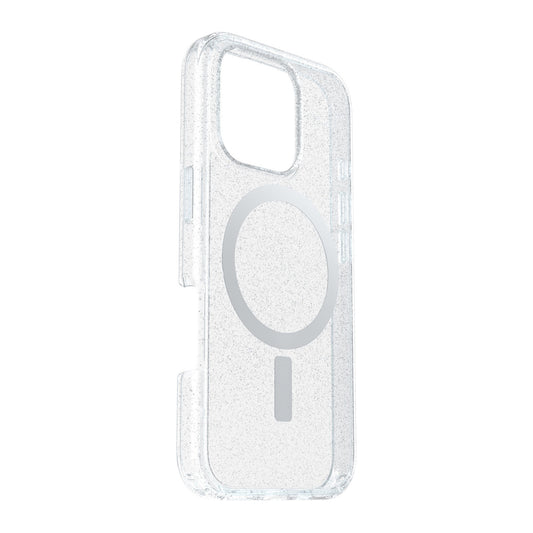 iPhone 16 Pro Otterbox Symmetry Clear w/ MagSafe Series Case - Clear - Stardust 3.0 - 15-13066