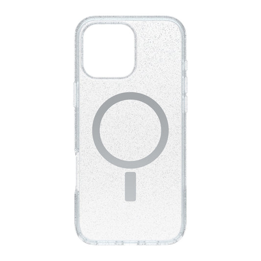 iPhone 16 Pro Max Otterbox Symmetry Clear w/ MagSafe Series Case - Clear - Stardust 3.0 - 15-13071