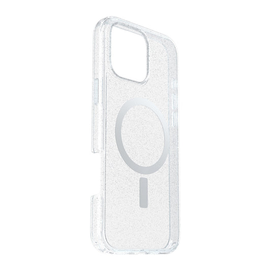 iPhone 16 Pro Max Otterbox Symmetry Clear w/ MagSafe Series Case - Clear - Stardust 3.0 - 15-13071